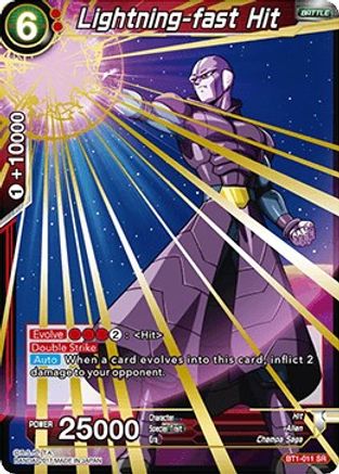 Image of Lightning-fast Hit (BT1-011) - Galactic Battle
