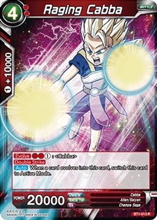 Image of Raging Cabba (BT1-013) - Galactic Battle