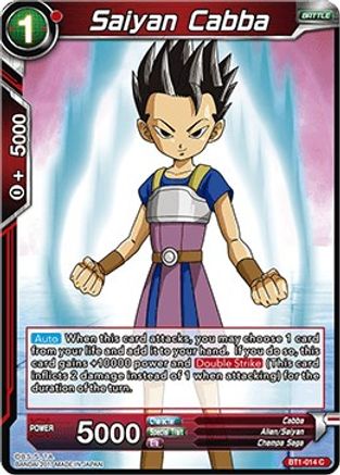 Image of Saiyan Cabba (2017) (BT1-014) - Galactic Battle