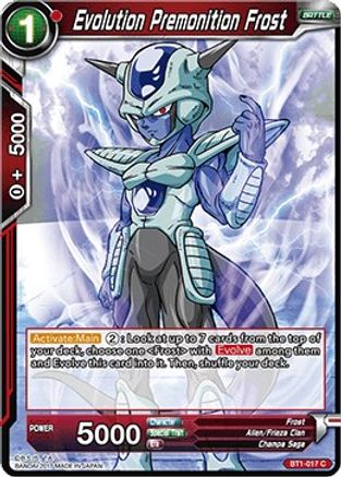 Image of Evolution Premonition Frost (BT1-017) - Galactic Battle