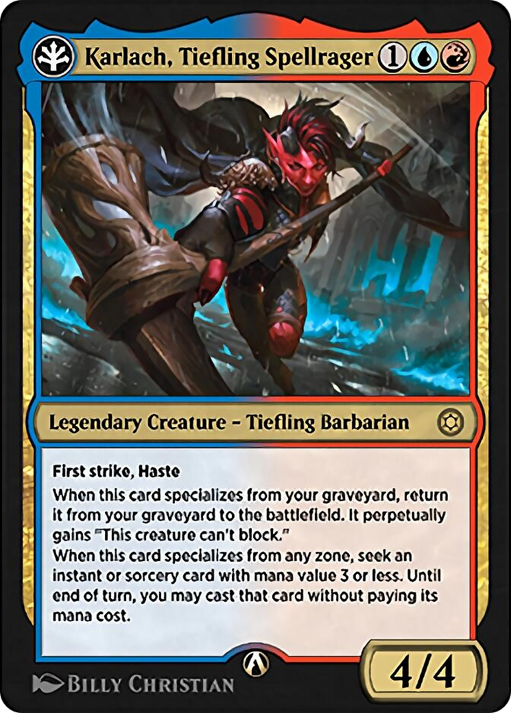 Image of Karlach, Tiefling Spellrager (HBG-14U) - Alchemy Horizons: Baldur's Gate