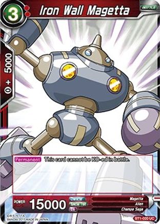 Image of Iron Wall Magetta (BT1-020) - Galactic Battle