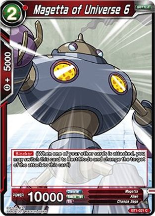 Image of Magetta of Universe 6 (BT1-021) - Galactic Battle