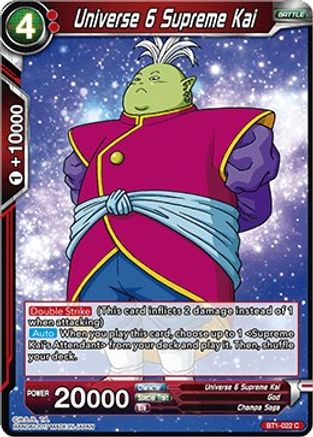 Image of Universe 6 Supreme Kai (BT1-022) - Galactic Battle