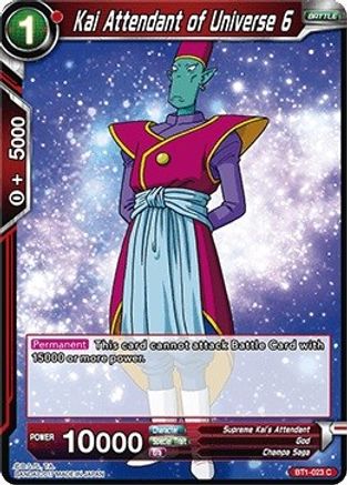 Image of Kai Attendant of Universe 6 (BT1-023) - Galactic Battle