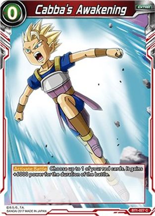 Image of Cabba's Awakening (2017) (BT1-027) - Galactic Battle Foil