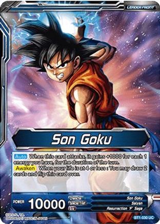 Image of Son Goku // Super Saiyan Blue Son Goku (BT1-030) - Galactic Battle