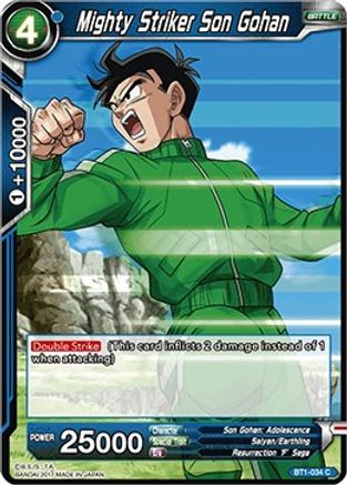 Image of Mighty Striker Son Gohan (BT1-034) - Galactic Battle