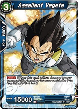 Image of Assailant Vegeta (BT1-037) - Galactic Battle
