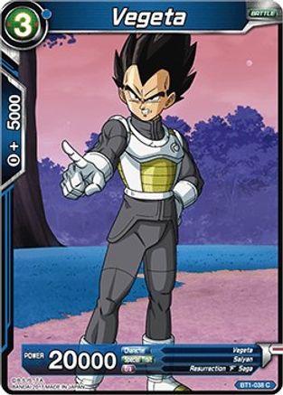 Image of Vegeta (BT1-038) - Galactic Battle