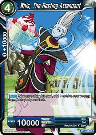 Image of Whis, The Resting Attendant (BT1-044) - Galactic Battle Foil