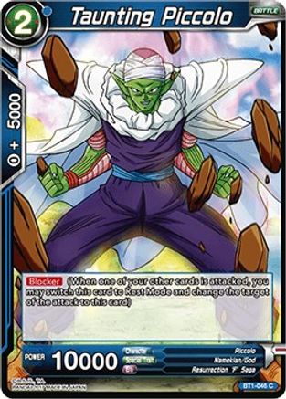 Image of Taunting Piccolo (BT1-046) - Galactic Battle