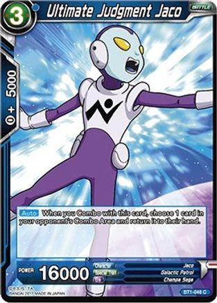 Image of Ultimate Judgment Jaco (BT1-048) - Galactic Battle
