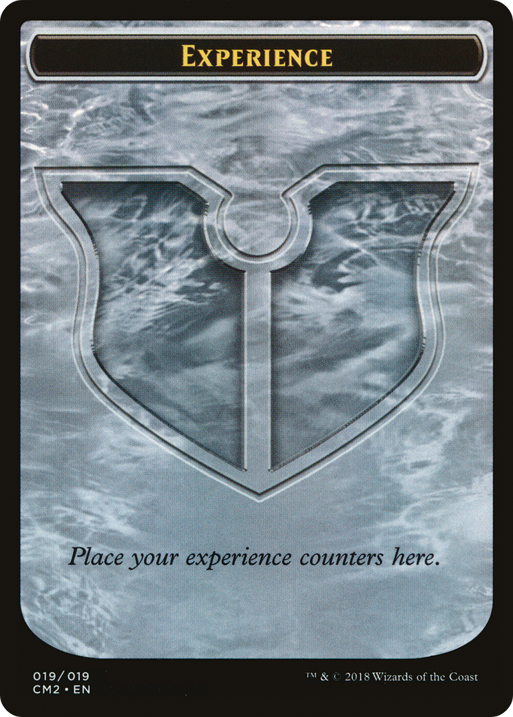 Image of Experience Token (CM2-) - Commander Anthology Volume II Tokens
