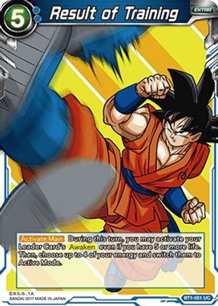 Image of Result of Training (BT1-051) - Galactic Battle