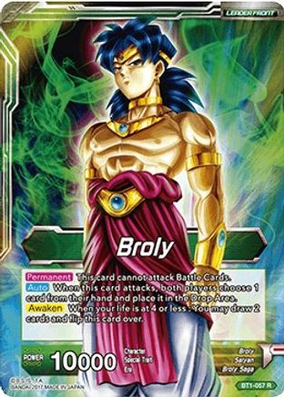 Image of Broly // Broly, The Legendary Super Saiyan (BT1-057) - Galactic Battle