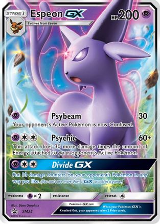 Image of Espeon GX SM35  - Holofoil SM Promos - Promo