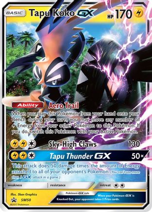Image of Tapu Koko GX SM50  - Holofoil SM Promos - Promo