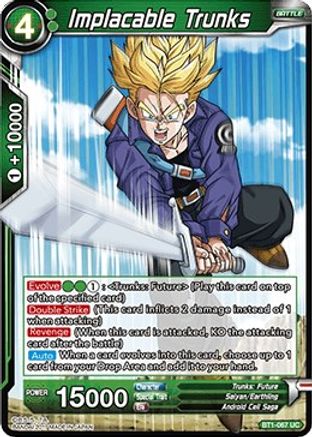 Image of Implacable Trunks (BT1-067) - Galactic Battle