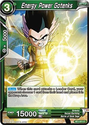 Image of Energy Power Gotenks (BT1-071) - Galactic Battle