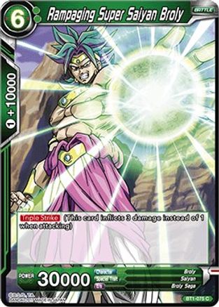 Image of Rampaging Super Saiyan Broly (BT1-075) - Galactic Battle
