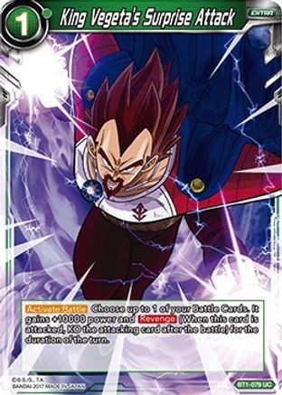 Image of King Vegeta's Surprise Attack (BT1-079) - Galactic Battle