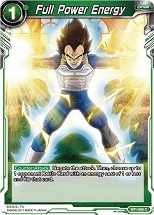 Image of Full Power Energy (BT1-080) - Galactic Battle