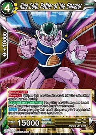 Image of King Cold, Father of the Emperor (BT1-091) - Galactic Battle