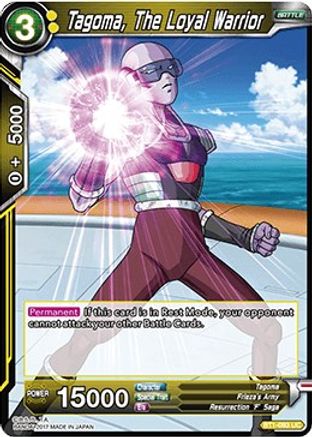 Image of Tagoma, The Loyal Warrior (BT1-093) - Galactic Battle