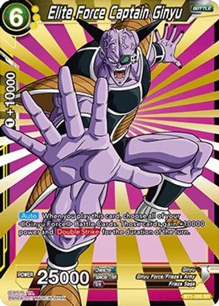 Image of Elite Force Captain Ginyu (BT1-095) - Galactic Battle