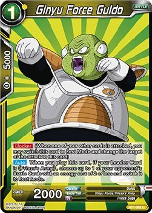 Image of Ginyu Force Guldo (BT1-099) - Galactic Battle