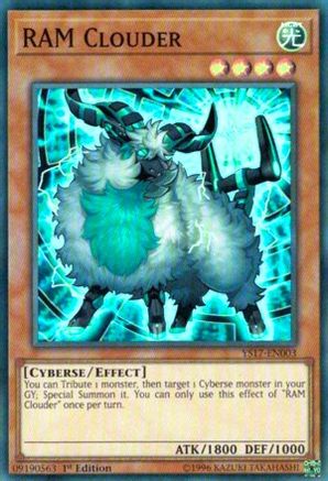 Image of RAM Clouder (YS17-EN003) - Starter Deck: Link Strike 1st Edition