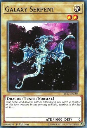 Image of Galaxy Serpent (YS17-EN005) - Starter Deck: Link Strike 1st Edition