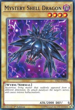 Image of Mystery Shell Dragon (YS17-EN006) - Starter Deck: Link Strike 1st Edition