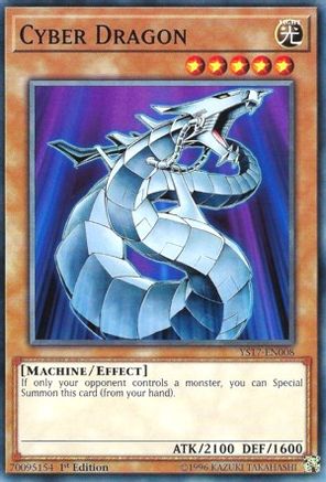 Image of Cyber Dragon (YS17-EN008) - Starter Deck: Link Strike 1st Edition