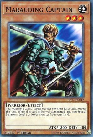 Image of Marauding Captain (YS17-EN012) - Starter Deck: Link Strike 1st Edition