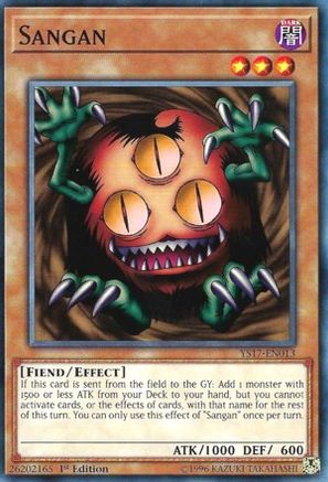 Image of Sangan (YS17-EN013) - Starter Deck: Link Strike 1st Edition