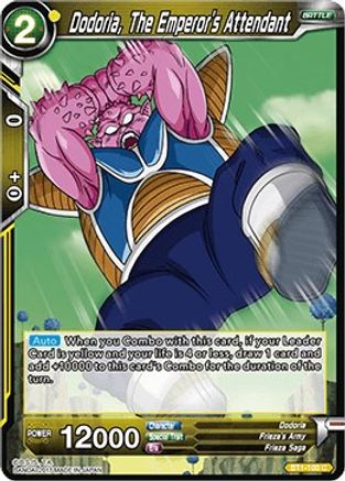 Image of Dodoria, The Emperor's Attendant (BT1-100) - Galactic Battle