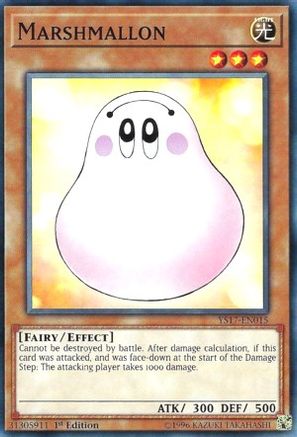 Image of Marshmallon (YS17-EN015) - Starter Deck: Link Strike 1st Edition