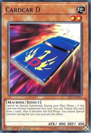 Image of Cardcar D (YS17-EN016) - Starter Deck: Link Strike 1st Edition