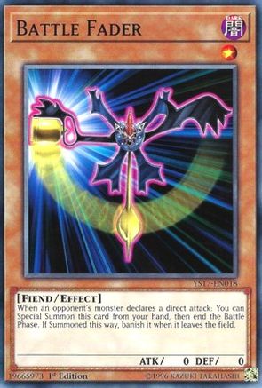 Image of Battle Fader (YS17-EN018) - Starter Deck: Link Strike 1st Edition