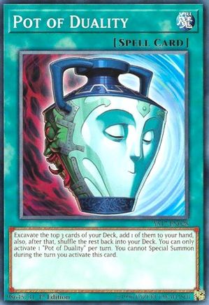 Image of Pot of Duality (YS17-EN028) - Starter Deck: Link Strike 1st Edition