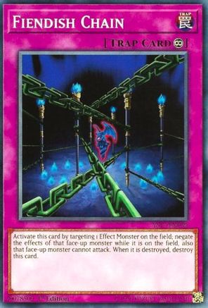 Image of Fiendish Chain (YS17-EN039) - Starter Deck: Link Strike 1st Edition