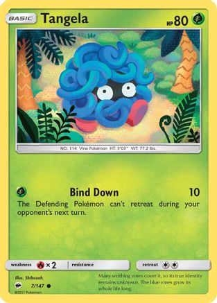 Image of Tangela 007/147  SM  Burning Shadows - Common