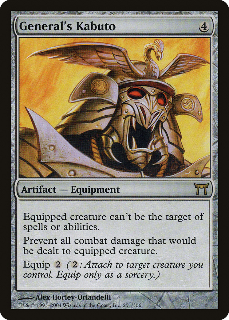 Image of General's Kabuto (CHK-251) - Champions of Kamigawa Foil
