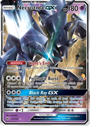Image of Necrozma GX 063/147  - Holofoil SM  Burning Shadows - Ultra Rare