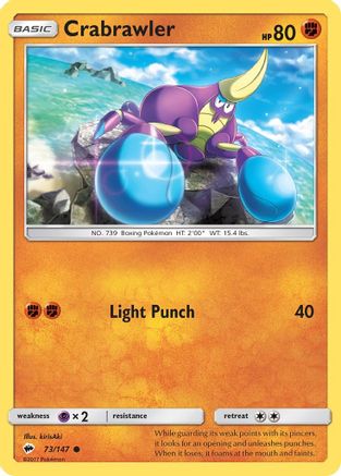 Image of Crabrawler 073/147  SM  Burning Shadows - Common