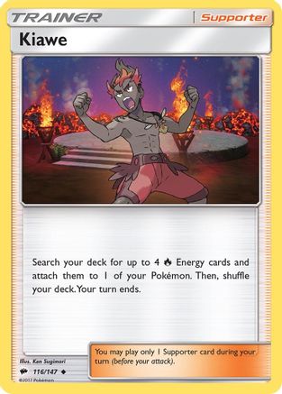 Image of Kiawe 116/147  SM  Burning Shadows - Uncommon