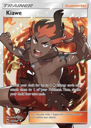 Image of Kiawe (Full Art) 144/147  - Holofoil SM  Burning Shadows - Ultra Rare