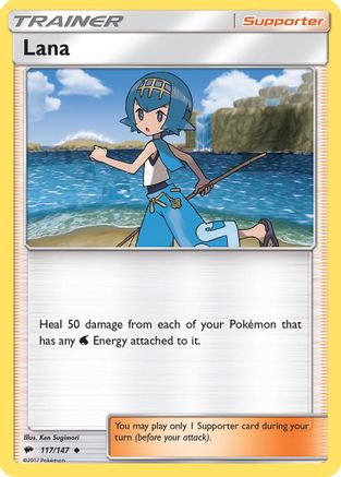 Image of Lana 117/147  SM  Burning Shadows - Uncommon